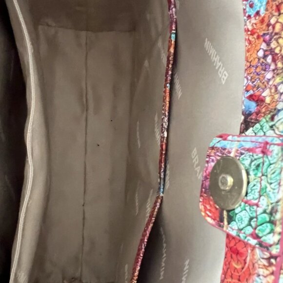 EUC Brahmin RESERVOIR MELBOURNE APRIL Leather Tote - Picture 3 of 8